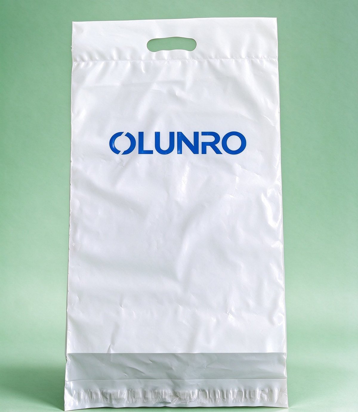 PCR PE courier bag with carry handle and seal