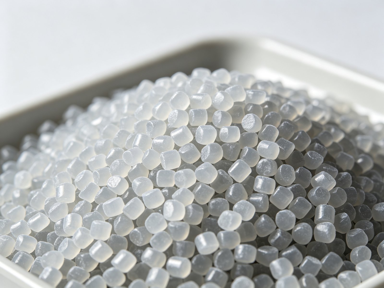 PCR PE Films & Bags | GRS Certified - Intertek TE-00352946 PCR recycled resin pellets